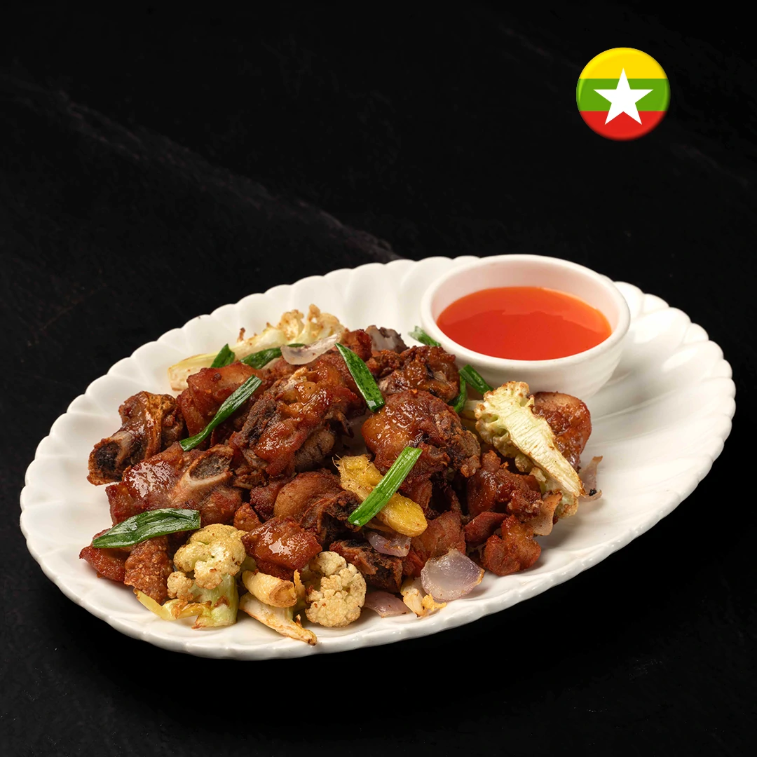 Deep-Fired Chicken With Ginger Flavour